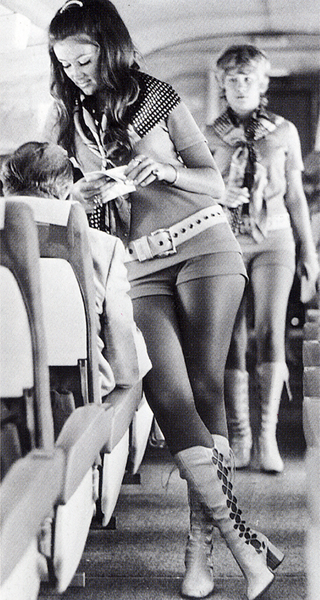 Illustration for article titled When Airplane Stewardesses Were All Glamour and Sex Appeal